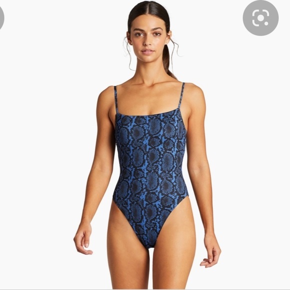 Vitamin A Other - Vitamin A blue snakeskin Jenna one piece Blue XS